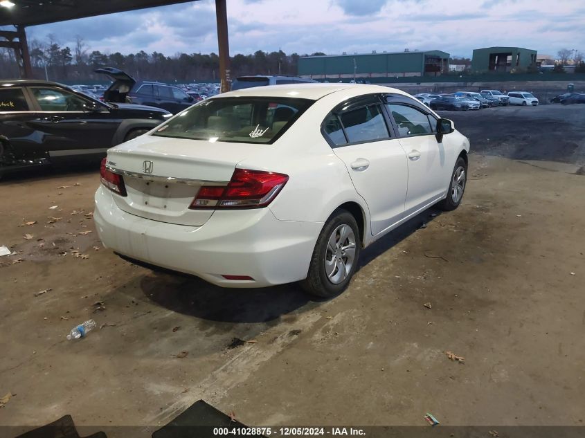 VIN 19XFB2F53DE285597 2013 Honda Civic, LX no.4