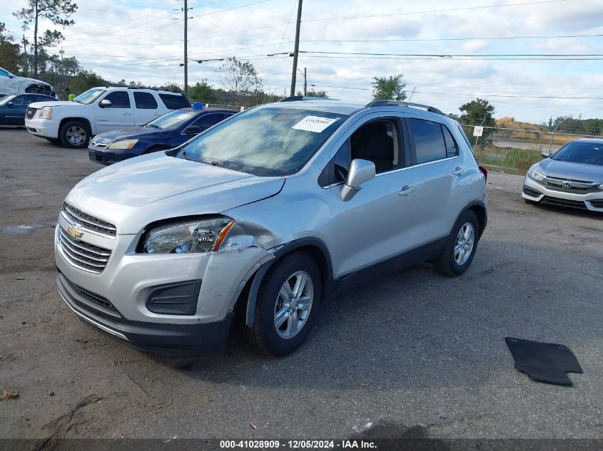 VIN 3GNCJLSB7GL280367 2016 Chevrolet Trax, LT no.2