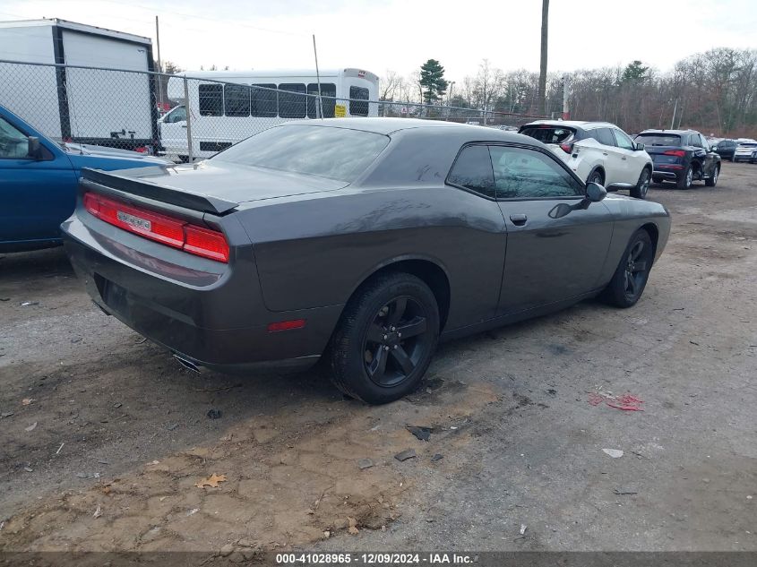 VIN 2C3CDYAG9EH126828 2014 DODGE CHALLENGER no.4