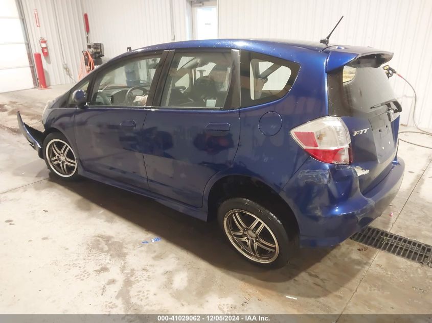 VIN JHMGE8H5XDC009709 2013 HONDA FIT no.3