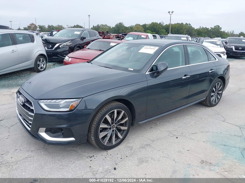 Vin: wauabaf42pn012711, lot: 41519119, audi a4 premium 40 tfsi quattro s tronic 20232