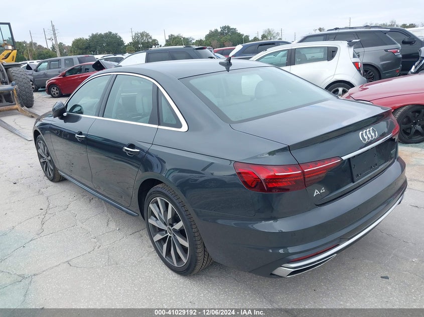 Vin: wauabaf42pn012711, lot: 41519119, audi a4 premium 40 tfsi quattro s tronic 20233