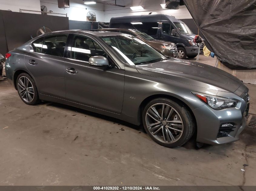 VIN JN1CV7AR8HM680533 2017 Infiniti Q50, 2.0T Sport no.1