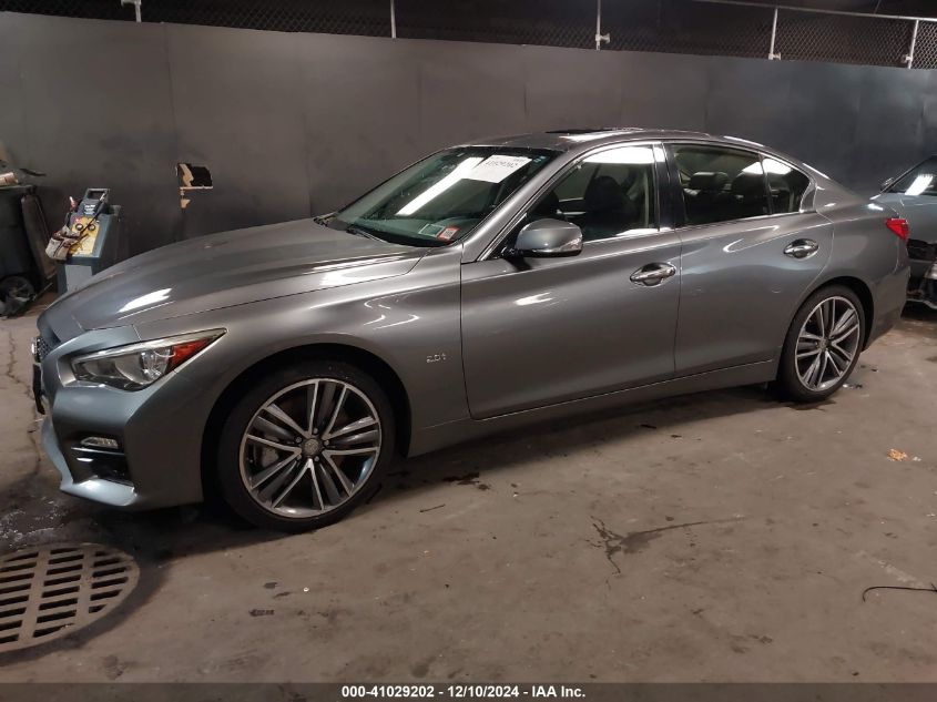 VIN JN1CV7AR8HM680533 2017 Infiniti Q50, 2.0T Sport no.2