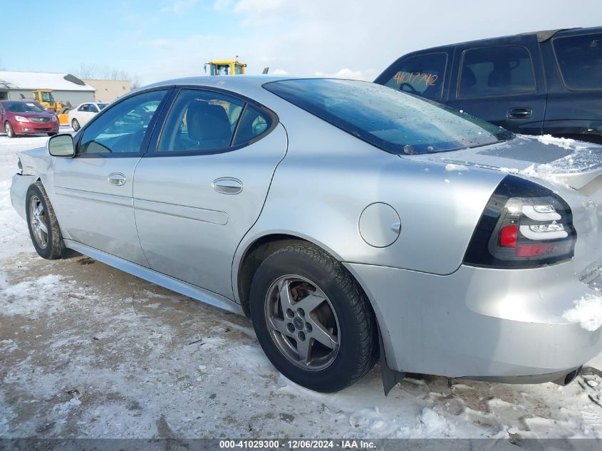 2004 Pontiac Grand Prix Gt2 VIN: 2G2WS522741107593 Lot: 41029300