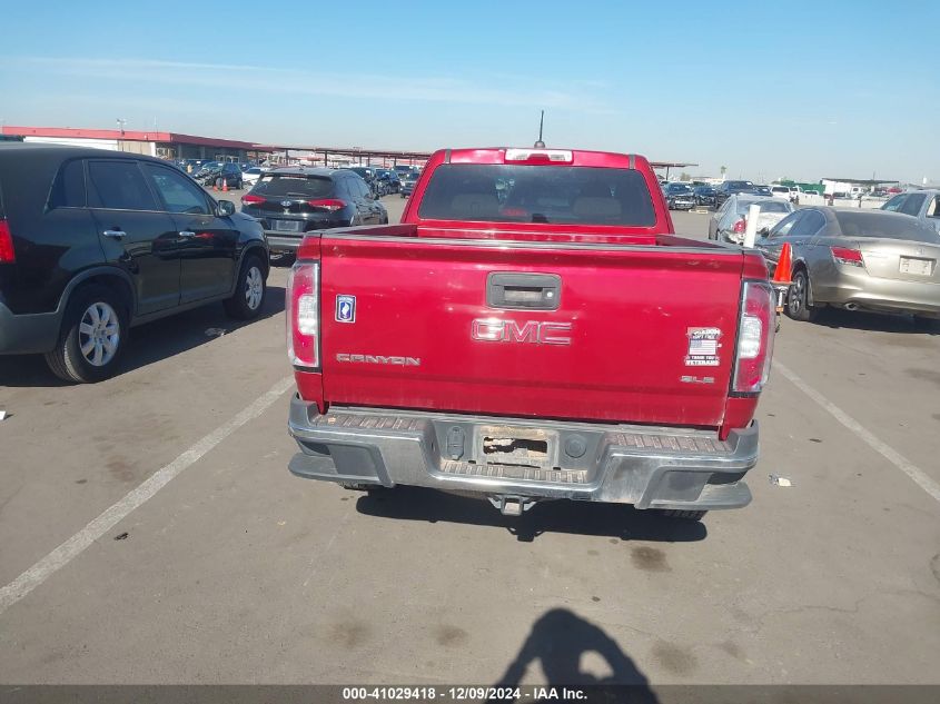 2016 GMC Canyon Sle VIN: 1GTH6CE31G1387605 Lot: 41029418