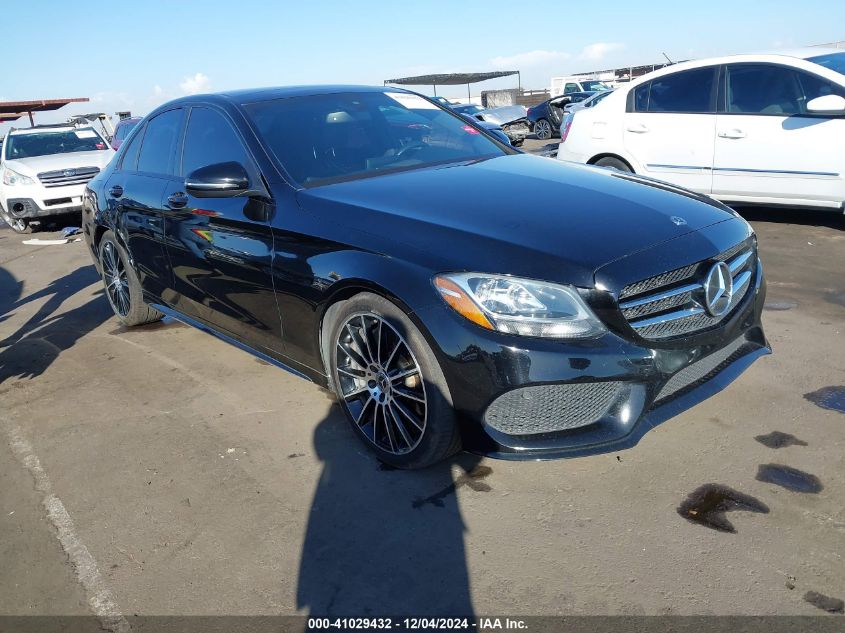 VIN WDDWF4JB1JR423978 2018 Mercedes-Benz C 300 no.1