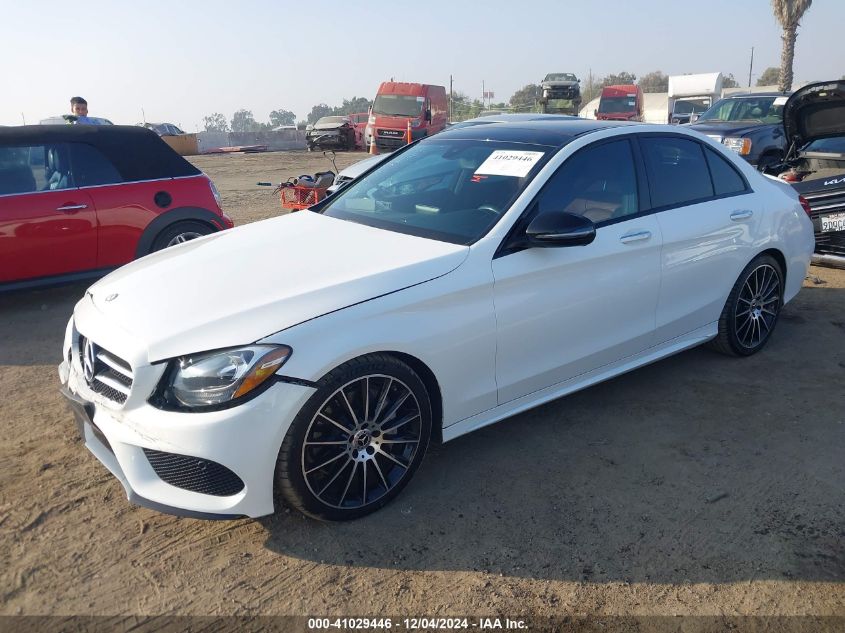 VIN 55SWF4JB5HU230743 2017 Mercedes-Benz C 300, Lux... no.2