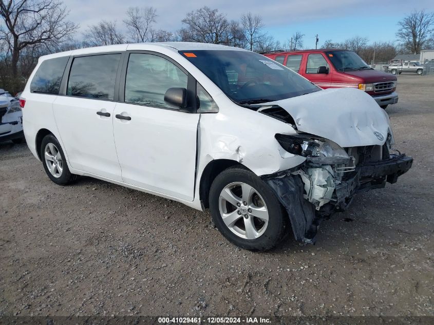 VIN 5TDZK3DC6FS568959 2015 TOYOTA SIENNA no.1