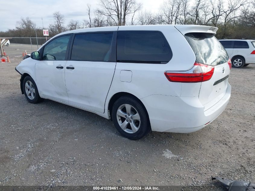 VIN 5TDZK3DC6FS568959 2015 TOYOTA SIENNA no.3