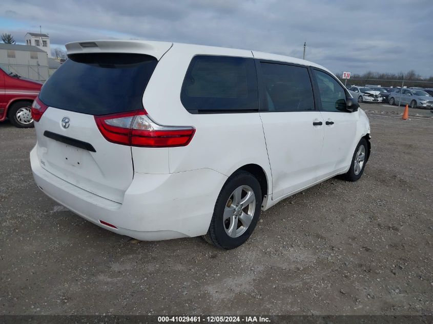 VIN 5TDZK3DC6FS568959 2015 TOYOTA SIENNA no.4