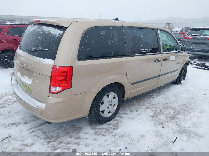 VIN 2C4RDGBGXDR543575 2013 Dodge Grand Caravan, Ame... no.4