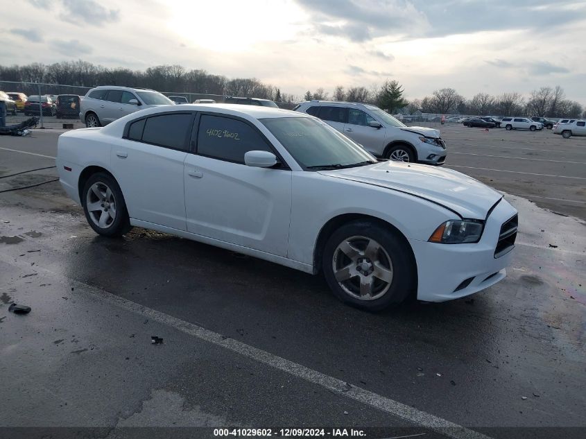 VIN 2C3CDXAGXDH716402 2013 Dodge Charger, Police no.1