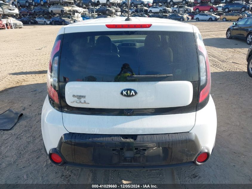 2016 Kia Soul + VIN: KNDJP3A54G7276419 Lot: 41029660