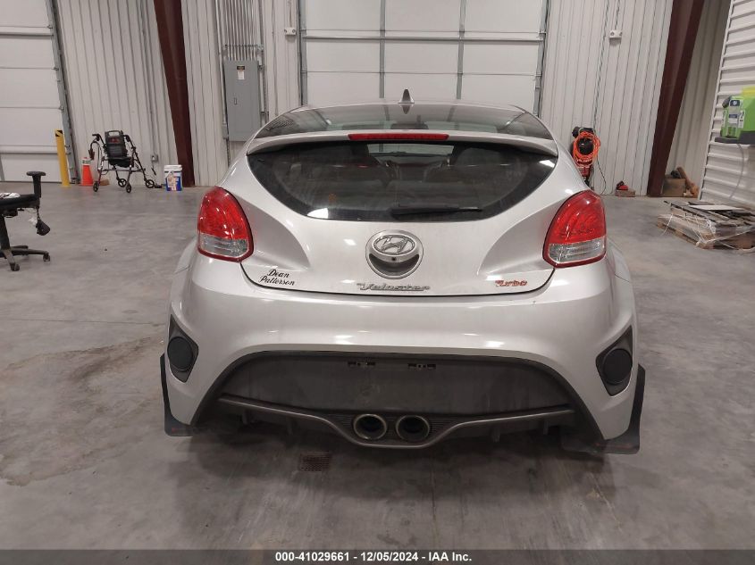 2016 Hyundai Veloster Turbo VIN: KMHTC6AE1GU273559 Lot: 41029661