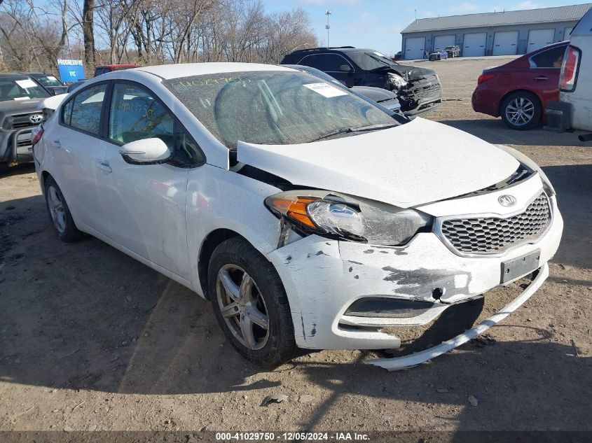 VIN KNAFX4A62G5528178 2016 KIA FORTE no.1