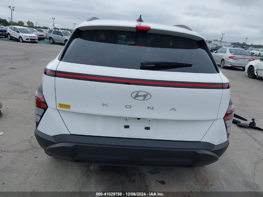 2024 Hyundai Kona Sel VIN: KM8HB3AB5RU074675 Lot: 41029788