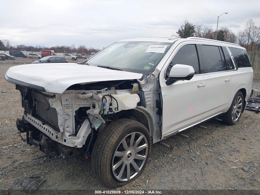 2021 CADILLAC ESCALADE ESV 4WD PREMIUM LUXURY PLATINUM - 1GYS4MKL0MR473520