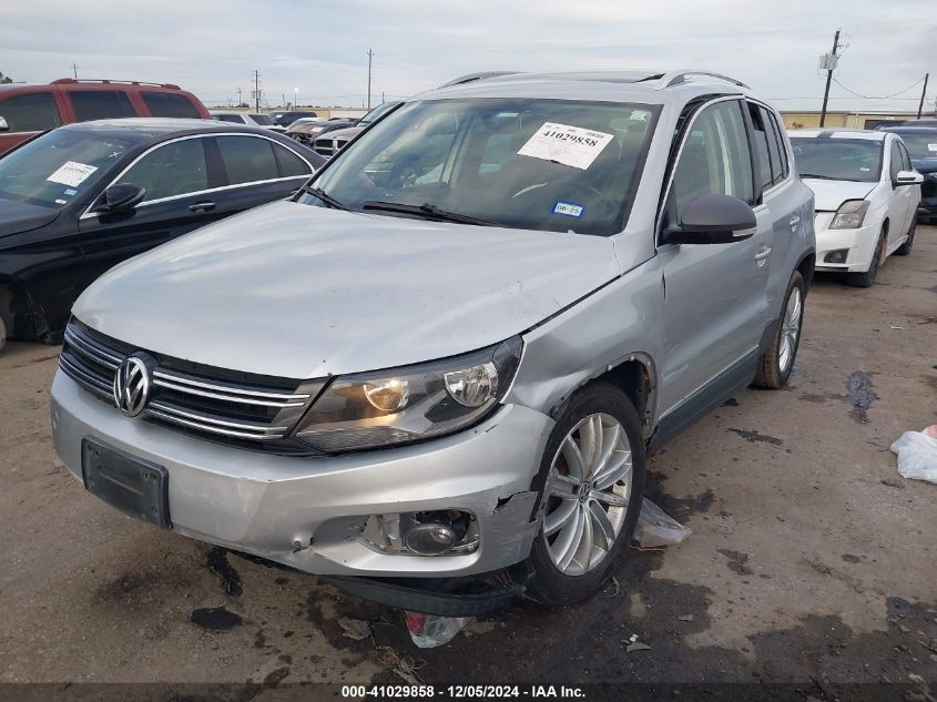 VIN WVGBV7AX2DW556727 2013 VOLKSWAGEN TIGUAN no.2