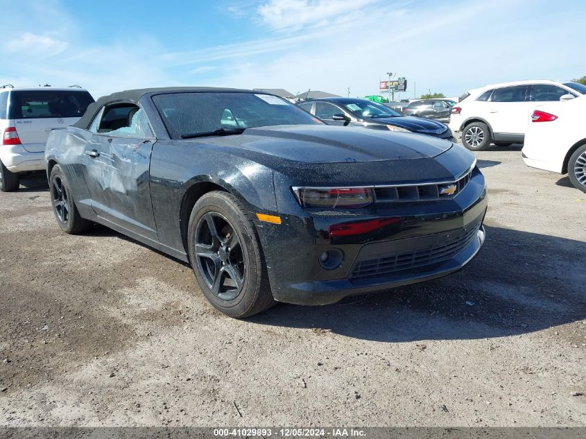 2015 CHEVROLET CAMARO LT - 2G1FF3D31F9289525