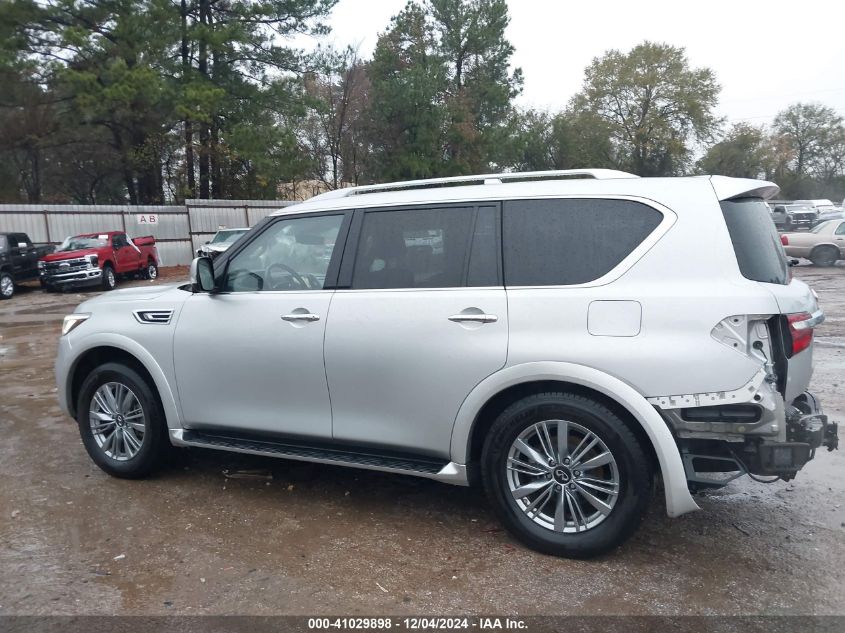 2021 Infiniti Qx80 Luxe VIN: JN8AZ2AF8M9720225 Lot: 41029898