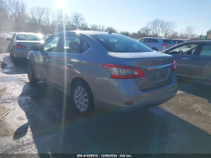 VIN 3N1AB7AP6DL620270 2013 Nissan Sentra, SV no.3