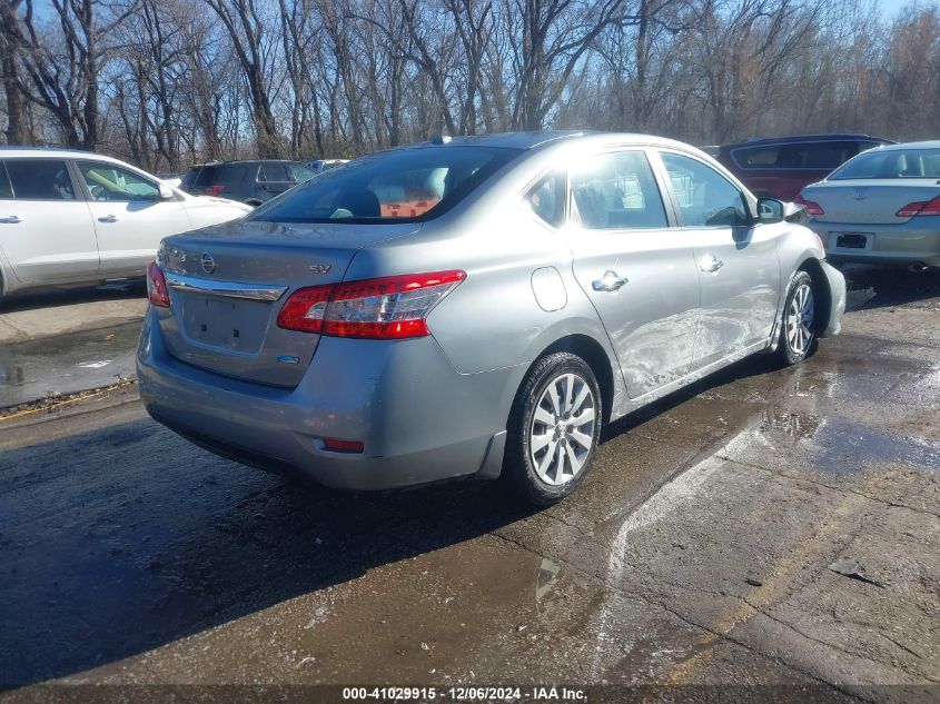 VIN 3N1AB7AP6DL620270 2013 Nissan Sentra, SV no.4