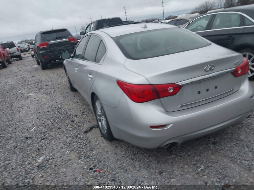 VIN JN1BV7AP3FM331223 2015 Infiniti Q50, Premium no.3