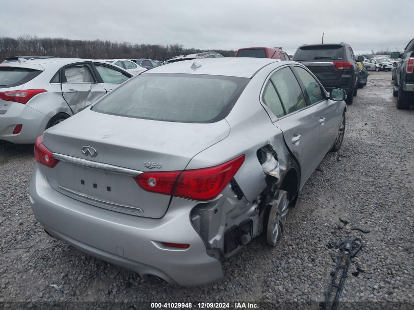 VIN JN1BV7AP3FM331223 2015 Infiniti Q50, Premium no.4