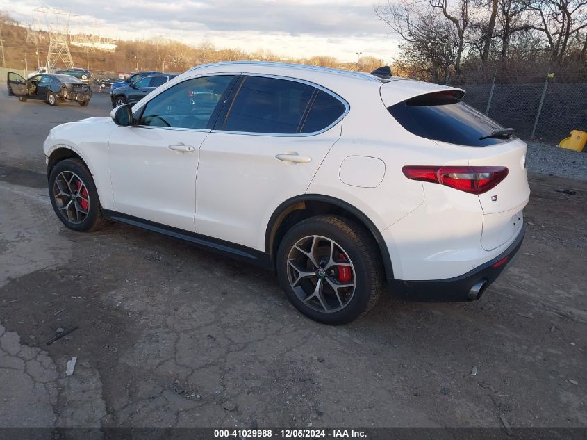 VIN ZASPAKBN2K7C51989 2019 Alfa Romeo Stelvio, Ti Awd no.3