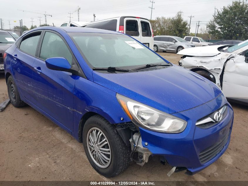 VIN KMHCT4AE2EU688407 2014 HYUNDAI ACCENT no.1