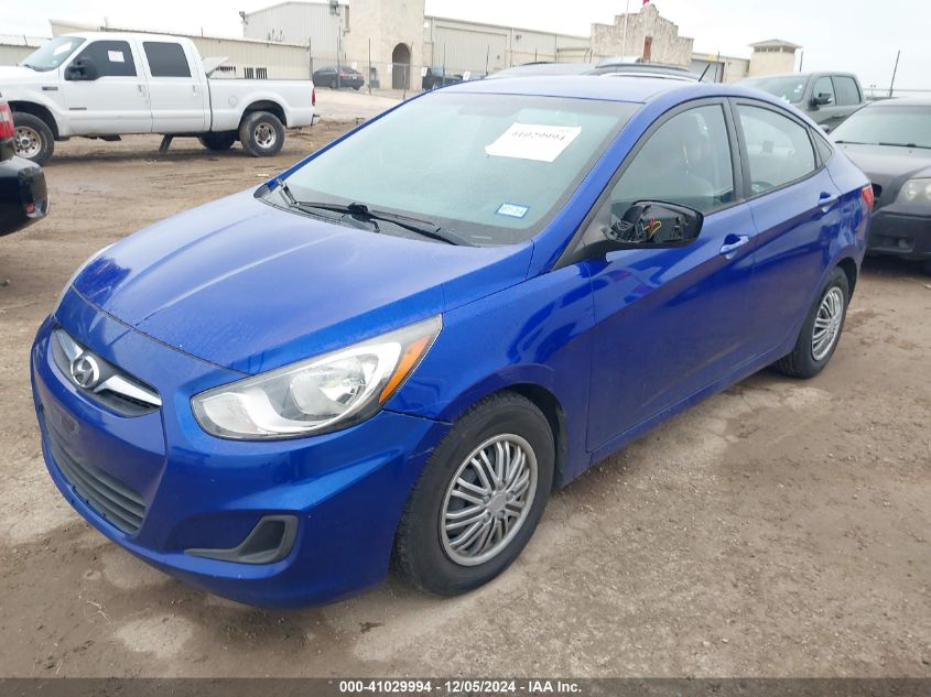 VIN KMHCT4AE2EU688407 2014 HYUNDAI ACCENT no.2