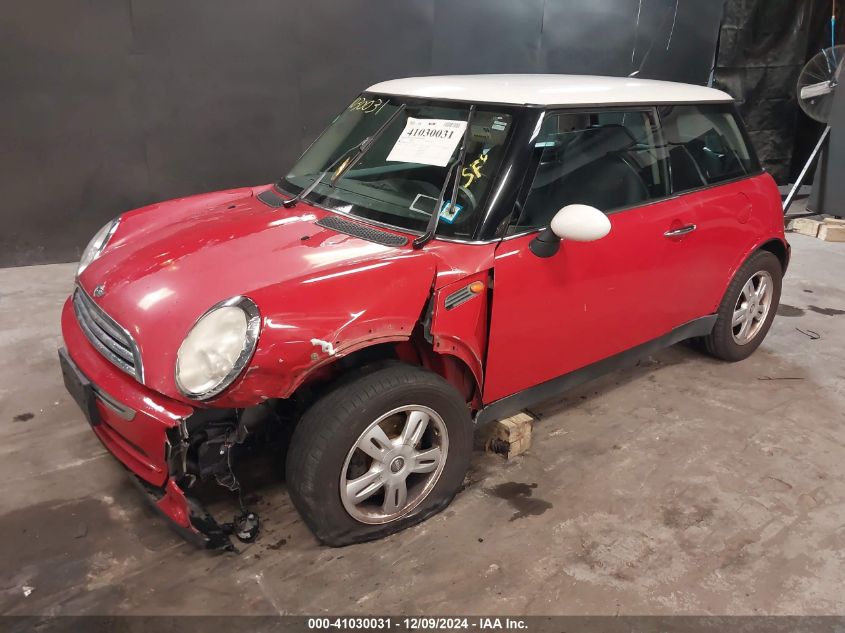 2006 Mini Cooper VIN: WMWRC33516TJ77300 Lot: 41030031