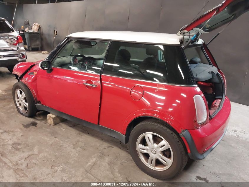 2006 Mini Cooper VIN: WMWRC33516TJ77300 Lot: 41030031