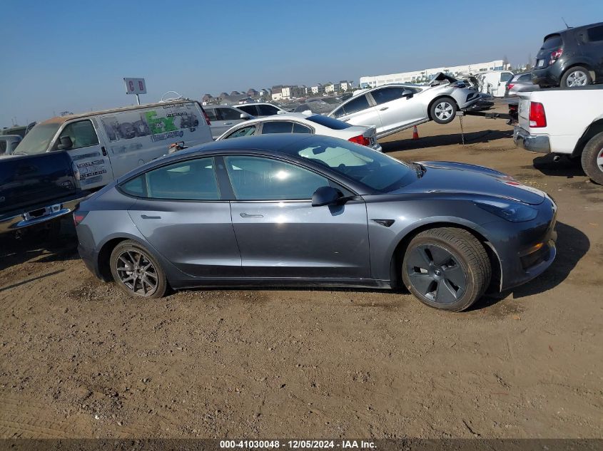 2023 Tesla Model 3 Long Range Dual Motor All-Wheel Drive VIN: 5YJ3E1EB1PF661319 Lot: 41030048