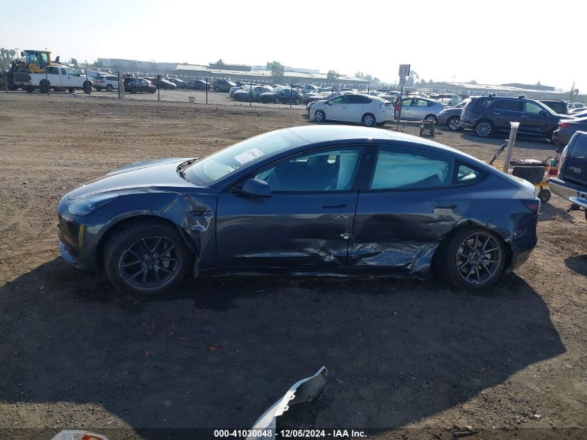 2023 Tesla Model 3 Long Range Dual Motor All-Wheel Drive VIN: 5YJ3E1EB1PF661319 Lot: 41030048