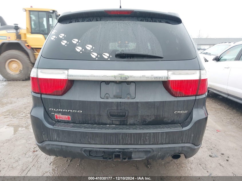 2013 DODGE DURANGO VIN: 1C4RDJDG4DC604020