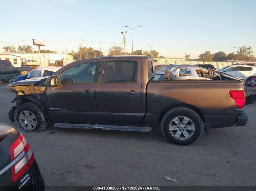 2017 Nissan Titan Sv VIN: 1N6AA1E62HN506879 Lot: 41030286