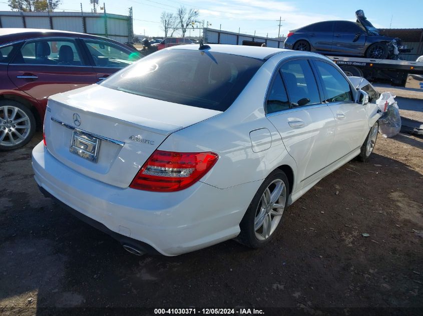 VIN WDDGF8AB0EG163814 2014 MERCEDES-BENZ C 300 no.4