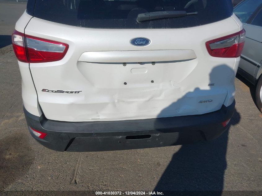 2018 Ford Ecosport Se VIN: MAJ6P1UL1JC216980 Lot: 41030372