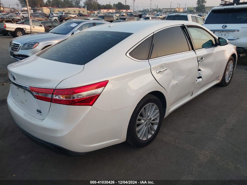 VIN 4T1BD1EB3FU040955 2015 Toyota Avalon, Hybrid Xl... no.4