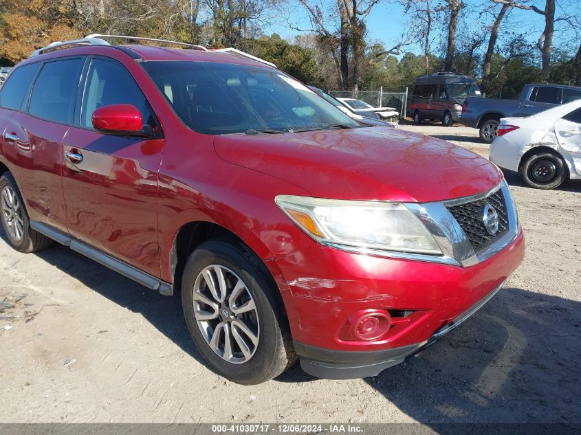 2013 Nissan Pathfinder Sv VIN: 5N1AR2MN2DC663470 Lot: 41030717