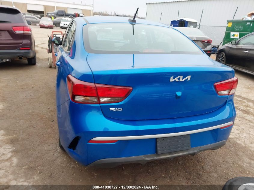 2023 Kia Rio S VIN: 3KPA24ADXPE587381 Lot: 41030727