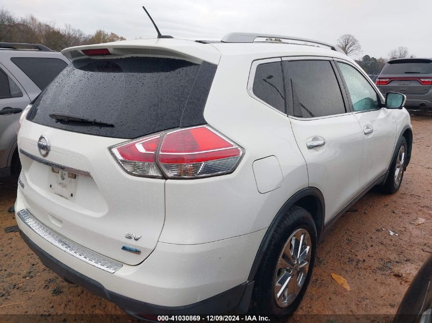 VIN 5N1AT2ML6EC793656 2014 Nissan Rogue, SV no.4