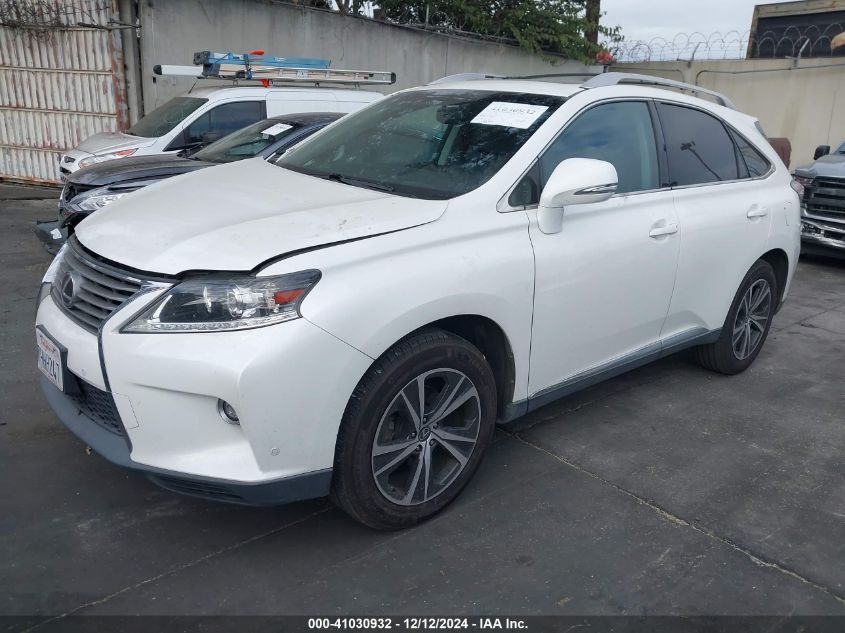 VIN JTJZK1BA1F2423063 2015 Lexus RX, 350 no.2