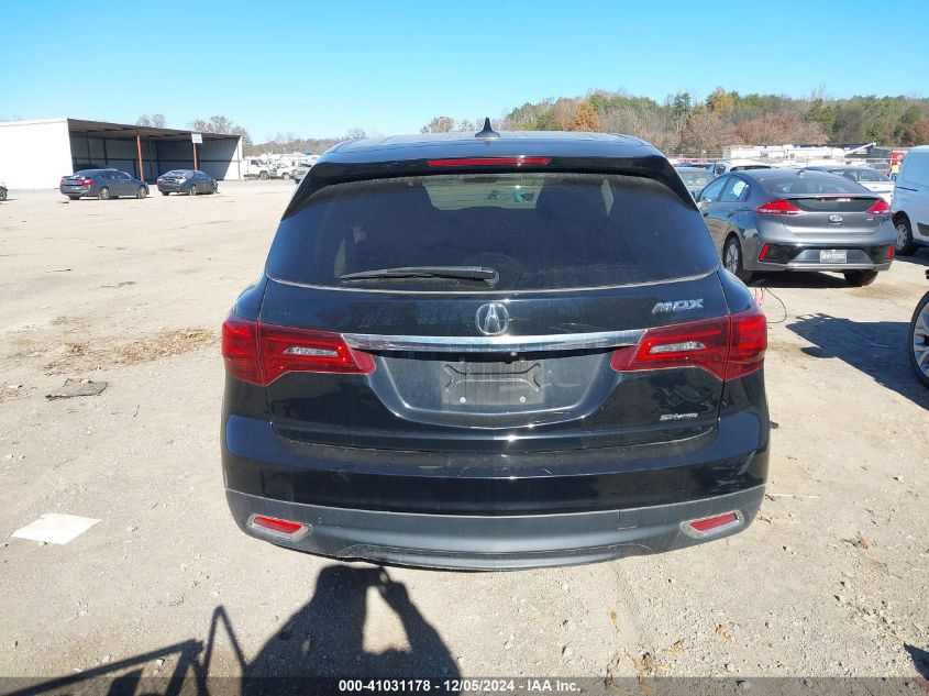 VIN 5FRYD4H22GB029451 2016 Acura MDX, Acurawatch Pl... no.16