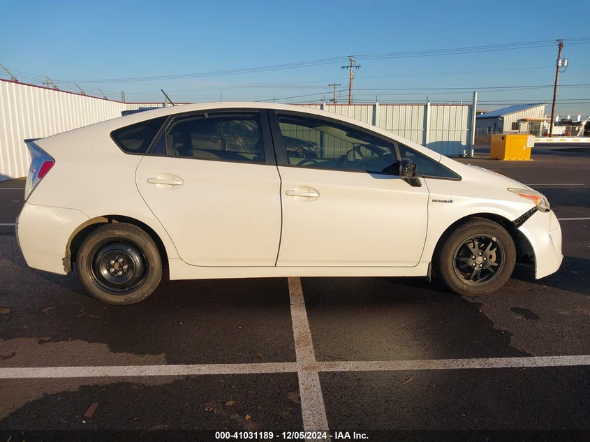 2012 TOYOTA PRIUS VIN: JTDKN3DU8C5455064