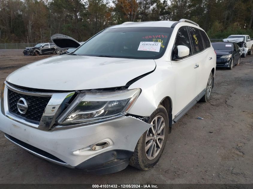 2015 Nissan Pathfinder Sl VIN: 5N1AR2MN4FC665966 Lot: 41031432