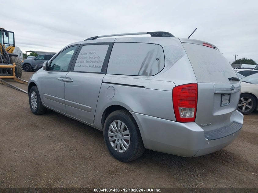 Vin: kndmg4c73c6454225, lot: 41521362, kia sedona lx 20123