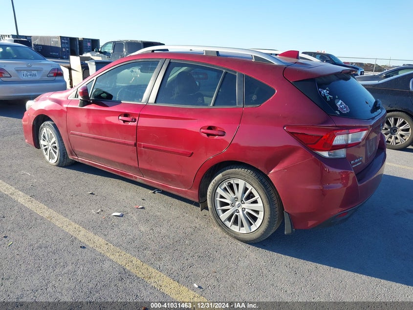2018 SUBARU IMPREZA VIN: 4S3GTAD62J3751062